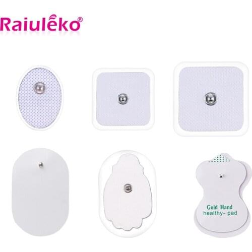 20/10PCS Self Adhesive Replacement Tens Electrode Pads Square Electric Muscle Stimulator Digital Machine EMS Massager Sticker