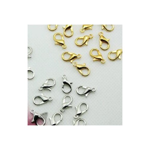 20Pcs Gold silver Lobster Turnbuckle Jewelry Findings DIY Necklace Bracelet Making Accessories