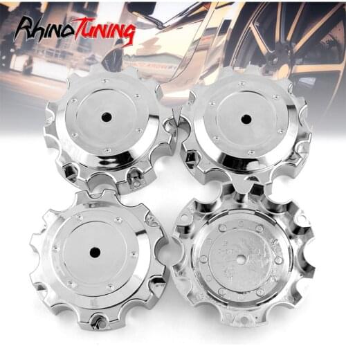 4pcs 140mm 6-Lug Truck Wheel Centre Caps Hub Tuing Auto Accessories Chrome Car Center Caphub Para Tuner