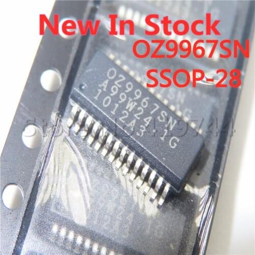 5PCS/LOT OZ9967SN OZ9967 SSOP-28 SMD LCD power supply commonly used chips In Stock NEW original IC