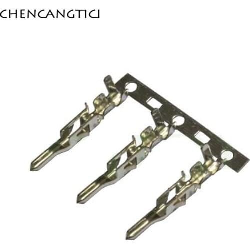 50 Pcs Automotive Connector Crimp Terminal 4.2MM Splice Male Female Splice Pin For PC ATX PCI-E EPS Power Supply Cable 5557 5559