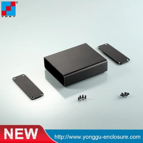 84*28*100 mm (wxhxl) Cheap Extruded And Pressed Aluminum Heat Sink Box black color in store