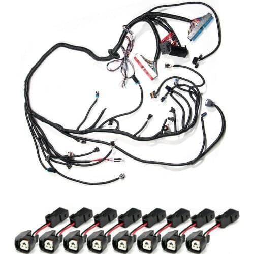 LS SWAPS STANDALONE WIRING HARNESS FOR 4L60E 97-06 4.8L 5.3L 6.0L GM LS1 ENGINE UPGRADED WIRE FOR RUNNING THOSE BIG INJECTORS