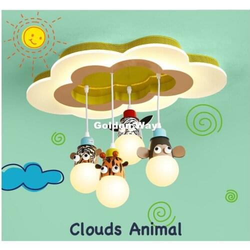 Free Shipping Children Ceiling lamps Cartoon Bedroom Design Ceiling Light Cute Iron Art Lights Cartoon Creative Children Lights