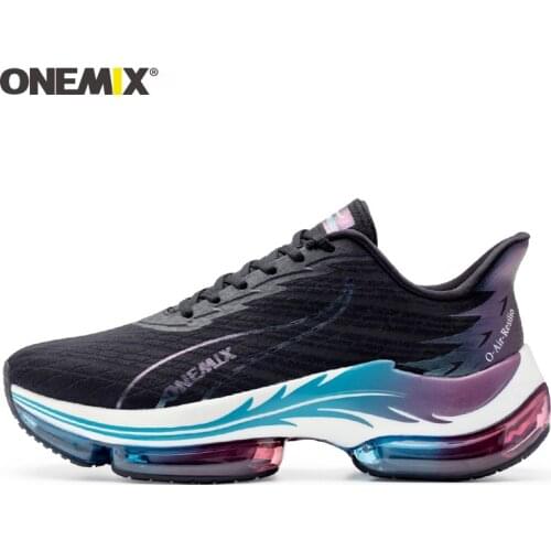 Free Shipping ONEMIX 2021 Running Shoes for Men Air Cushion Athletic Breathable Couple Trainers Shoes Walking Sneakers for Women