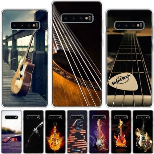 Bass Guitar Strings Music Guitares Instrument Phone Case For Samsung Galaxy A51 A71 A50 A70 A80 A90 A01 A6 A7 A8 A10 A10S A20S A