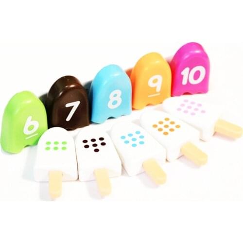 Digital Ice Candy Ice Cream Number Match Game Toy Early Education Parent-Child