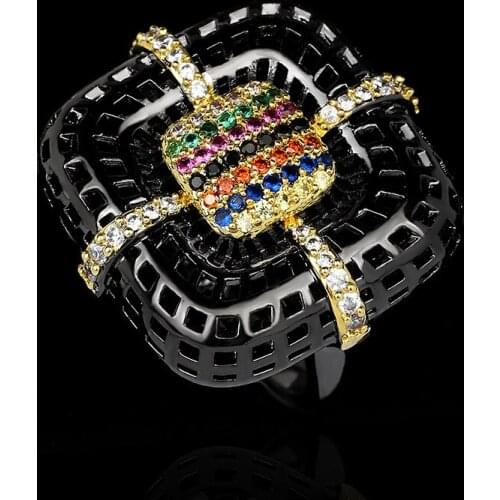 CIZEVA Women's Gold Rings