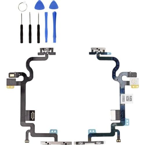 FOR IPhone 7G Volume Audio Mute Power ON OFF Button Key Flex Cable Repair Kit Gift