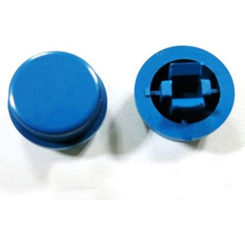 Touch / micro switch button Round key cap Blue for 12*12*7.3MM 20pcs