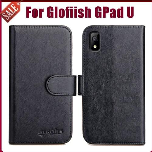 Hot! Glofiish GPad U Case 5.85" 6 Colors Flip Soft Leather Phone Wallet Cover Stand Function Case Credit Card Slots