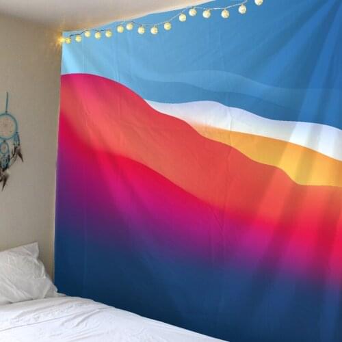 Sun color wall hanging rainbow tapestry home wall decoration psychedelic tapestry decoration boho style living room bedroom