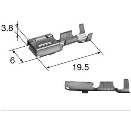 Free shipping 50/100/200/500 pcs/lot crimping terminal for auto sumitomo connector loose terminal replacement of 8100-0661