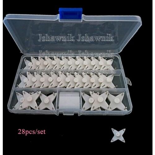 28pcs/set plastic no trace star nail hook invisible hang painting nail photo picture frame clock hanger