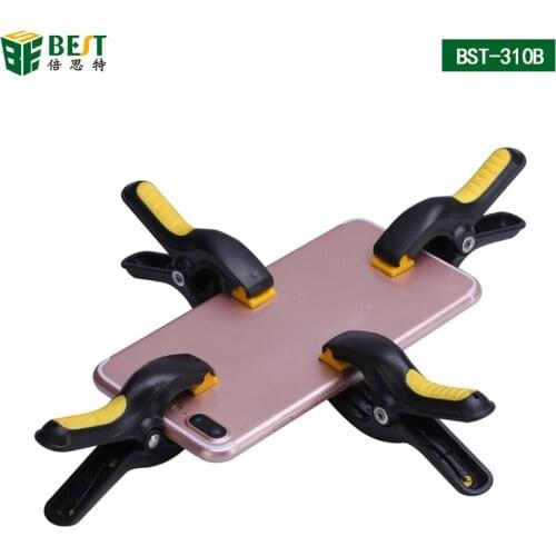 4Pcs Plastic Clip Fixture LCD Screen Repair Fastening Clamp for iPhone Samsung Mobile Phone Tablet LCD Screen Repair Holder