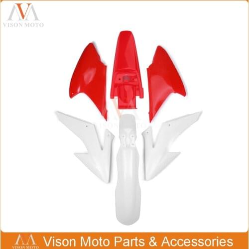 Complete Body Plastics Kits For Honda CRF230F CRF150F CRF 150F 230F 2008 2009 2012 2013 2014 MX Dirt Pit Bike