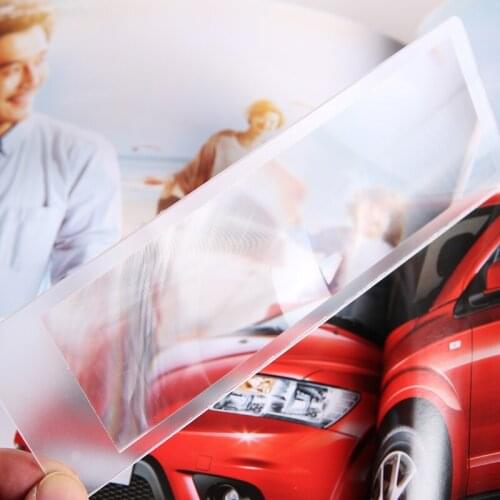 Rectangular card magnifier, childrens old man read high definition portable hand held magnifying glass 10 times bookmark