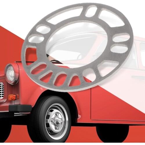 4 Pcs 5mm Car Wheel Spacer Shims Plate 4 5 STUD Universal For Auto 4x100 4x114.3 5x100 5x108 5x114.3 5x120 Etc Car Accessories