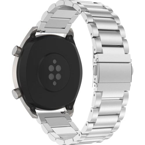 22mm WatchStrap Stainless Steel For Huawei Watch GT1 / GT 2 46mm Quick Release Watchband For Samsung Gear S3 Wristband +Tool