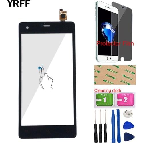 5.0" Mobile Touch Screen TouchScreen For Dexp ES250 Digitizer Touch Screen Panel Sensor Outer Glass Lens Tools Protector Film