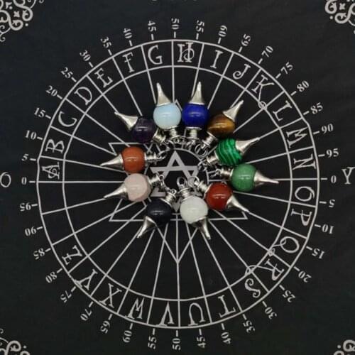 Tarot Tablecloth Pendulum Magic Pentacle Runes Tarot Altar Table Cloth 30x30cm Divination Tarot Card Pad