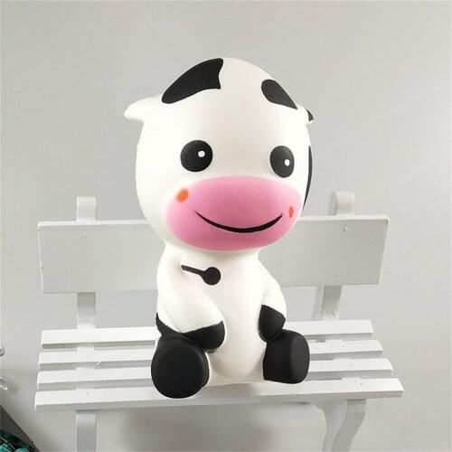 Squish Cartoon Kawaii Cow Mini Toys Slow Rise Soft Toys Scented Toy Collection Toys For Aldult Anti Estress Funny Gift Scuichis