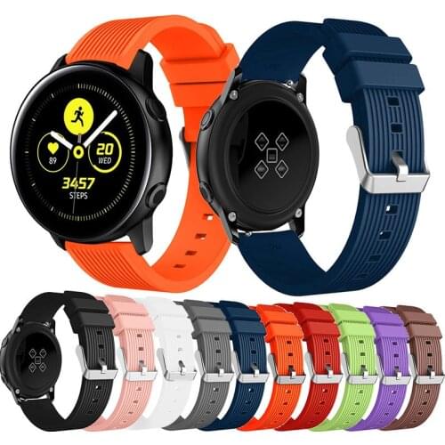 Personality replacement watch strap for Samsung Galaxy Watch Active Bracelet Silicone watch bands for Samsung Gear S2 Sport 20mm