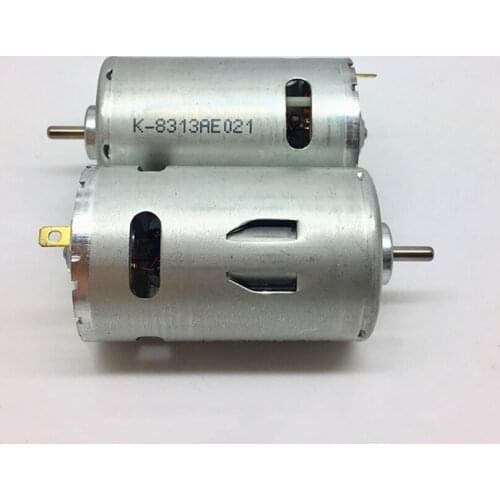 Brand new 12V no-load 23800rpm 555 DC motor, high speed and large torque, with carbon brush