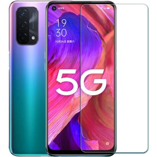 50pcs 2.5D Tempered Glass 9H Screen Protector Film Shield Guard For OPPO A54 A55 A74 A94 A95 F19 Pro Plus Realme Narzo 30 30A