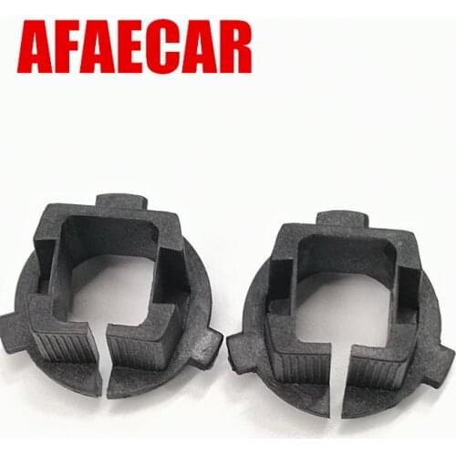 1pair plastic H7 HID Xenon Lamp Adapters Holders Base Clip For KIA K5 For Hyundai Genesis Coupe Veloster Headlights