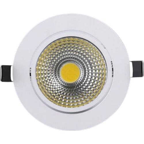10PCS Dimmable Led downlight light COB Ceiling Spot Light5w 7w 9w 12w 85-265V ceiling recessed Lights Indoor Lighting