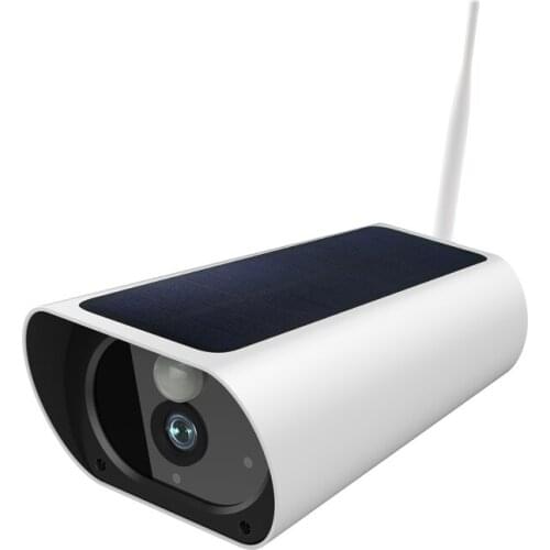 1080P 2MP Wireless WiFi Solar Panel Rechargeable Battery PIR Motion Alarm Two Way Audio Outdoor Security CCTV Bullet Camera