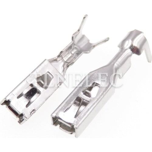 50pcs 3.5 Series Car Barbed Insert Spring Connection Wire Terminals Automotive Crimp Famale Splice Terminal DJ625B-2.8X0.8A