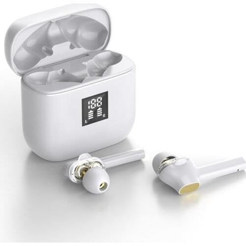 Fone TWS Earphone Bluetooth 5.0 Wireless Headphones HiFi Stereo Bass Headset Magnetic Sports Running Earbuds With Mic Waterproof