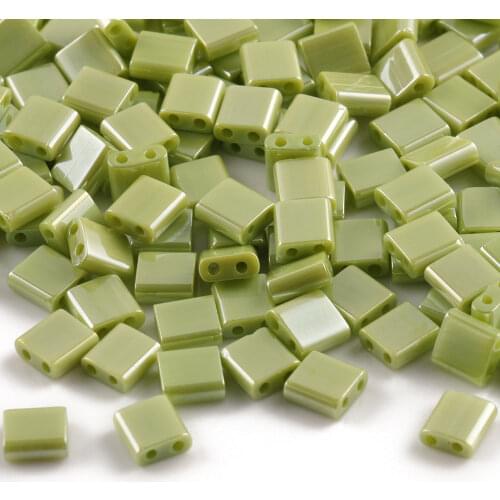 Two Holes Beads Taidian Miyuki Seedbeads for Jewelry Making DIY Tila Bracelets Accessorie Summer Beach Jewelry 5x5x2mm 50pcs/lot