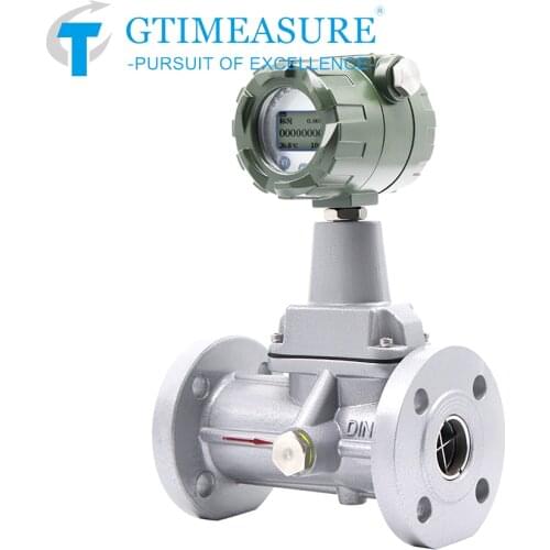 Air O2 Co2 Flow Sensor Precessing Vortex Flow Meter For Liquefied Natural Gas Methane Nitrogen Explosion Proof 4-20mA RS485