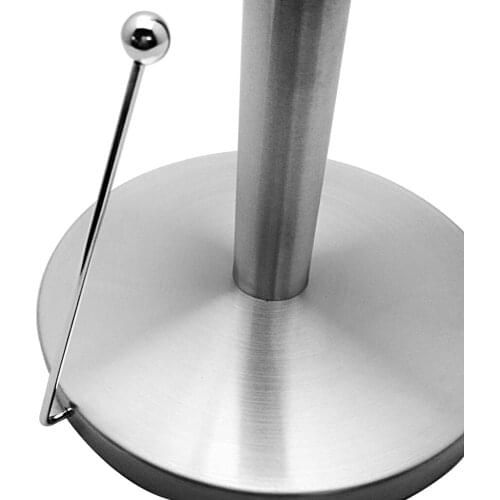 Stainless Steel Toilet Paper Holder Standing Roll Tissue Storage Organizer