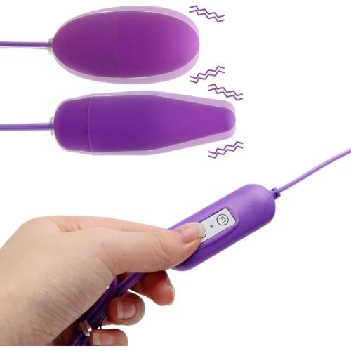 IKOKY Sex toys for women female 12 Frequency Adult Product Multispeed USB Vibrators 2 Shapes Vibrating Eggs Dildo realistic