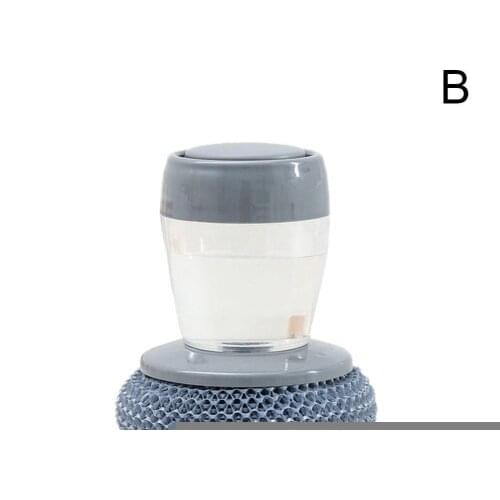 Kitchen Soap Dispensing Dishwashing tool Brush Easy Soap Brush Wash Dispenser Cleaning Scrubber Tool Tool Clean Use Kitchen Z7Q1