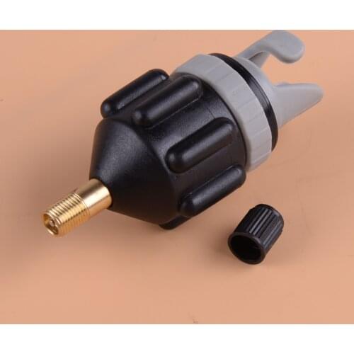 LETAOSK Black SUP Electric Pump Air Valve Adapter Inflatable Boat Paddle Board Canoe Kayak Tool Accessory