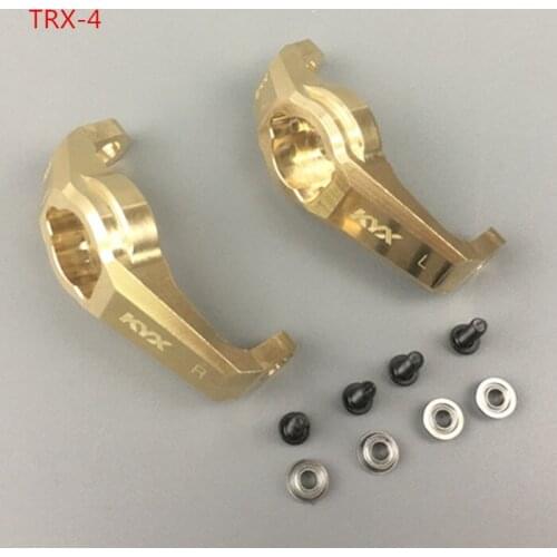 Copper front steering system C Seat Hub Carrier for 1/10 Traxxas TRX4 crawler car