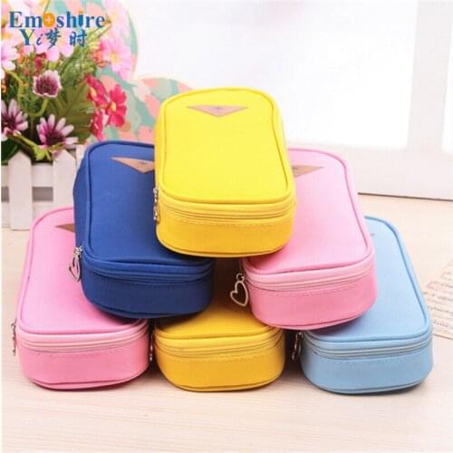 Cute Stationery Simple Candy Color Large Capacity Multi - Functional Pencil Case Flip Pencil Case Student Pencil Case B183