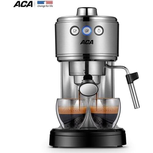 New 15bar Semi-automatic Coffee Machine 220V Small Espresso Semi-automatic Steam Milk Frother Machine Espresso Maker