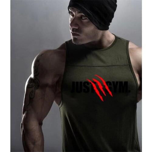 New Brand Mens Sleeveless Vest Summer Cotton Patchwork Male Tank Tops Gyms Clothing Bodybuilding Undershirt Fitness Tank Tops