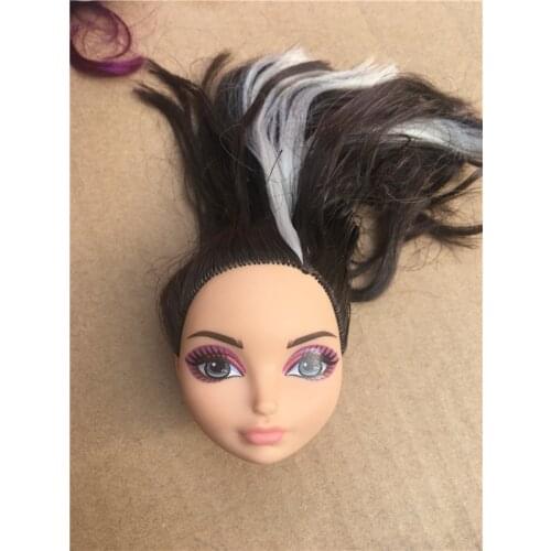 Rare Collection Monster Doll Head Good Makeup Doll Head Girl Dressing DIY Toy Parts Children Birthday Christmas Gift Party Favor
