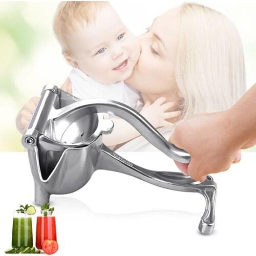 Manual Fruit Squeezer Aluminum Alloy Hand Pressure Juice Pomegranate Orange Lemon Sugar Cane Kitchen Juicer Processors Tool