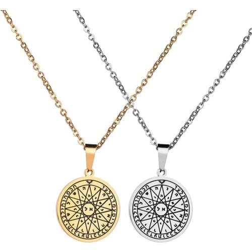 2019 Star of David Hebrew Jewish Necklace Stainless Steel Sefer Torah Scroll Religious Necklace Hexagram Jewelry