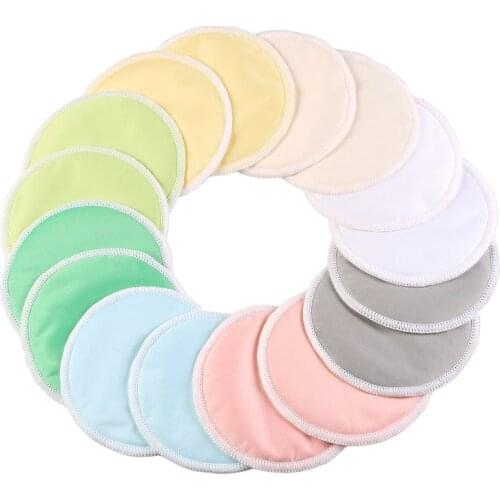 24pcs Reusable Breast Pads For Pregnant Women Mum Breastfeeding Waterproof Large Absorbency 12cm Maternity Nursing Pads Washable