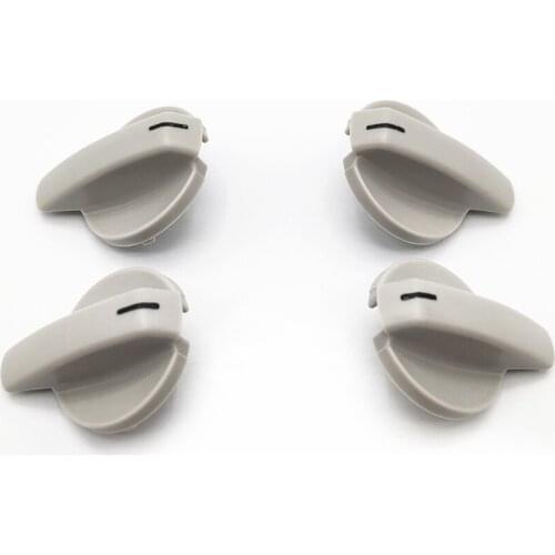 4PCS Gray Rear Reading Lamp Switch Lndoor Ceiling Light Switch Knob For POLO Touran Car Accessories Parts