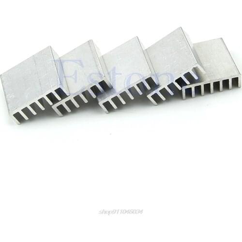 5pcs Aluminum Heat Sink for LED Power Memory Chip IC DIY Quality New M16 21 Dropship